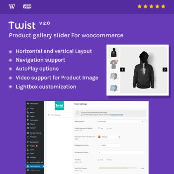 Twist - Product Gallery Slider Additional Variation Images for WooCommerce
